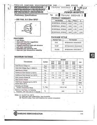 IRF9640SPBF
