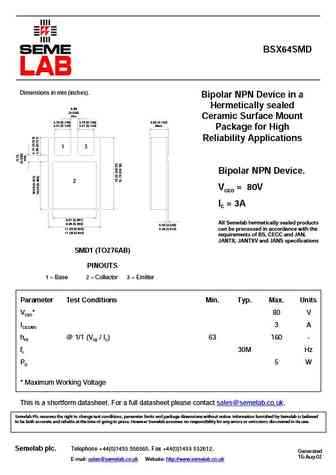 BSX64SMD05
