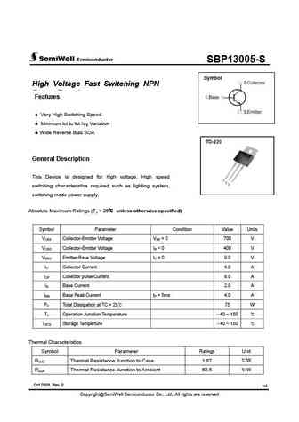 SBP13005D1
