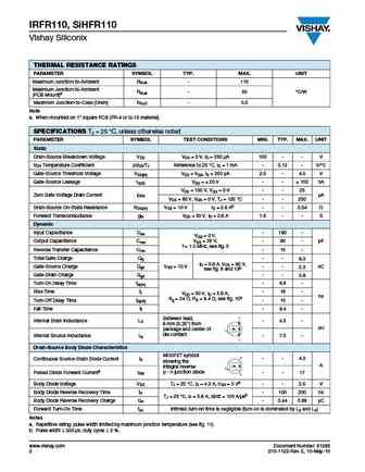 irfr110_sihfr110