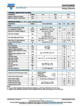 sihg23n60e