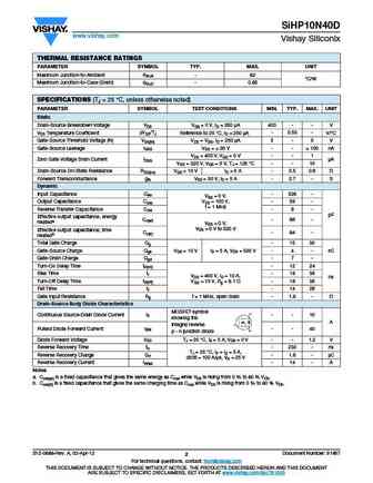 sihp10n40d