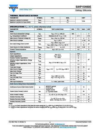 sihp15n60e
