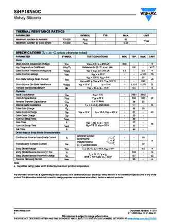 sihp18n50c