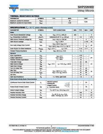 sihp25n40d
