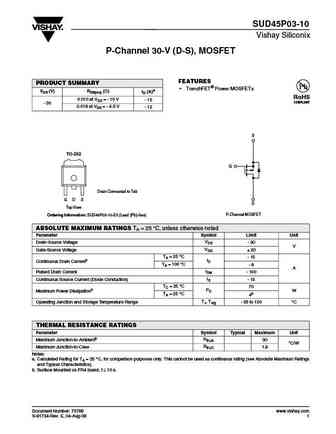 SUD45P03-09
