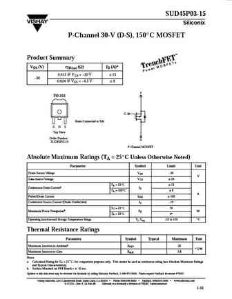 SUD45P03-09
