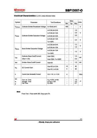 sbf13007-o
