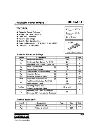 IRFS614A
