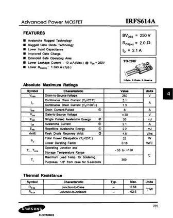 IRFS614A
