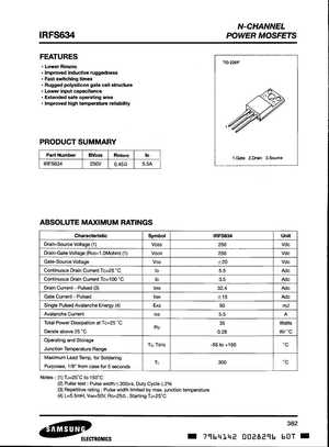 IRFS634B
