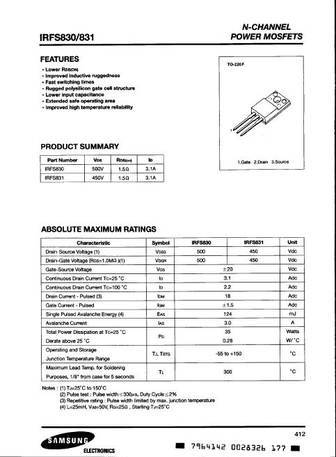 IRFS830B
