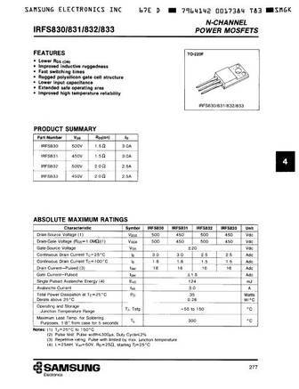 IRFS830B
