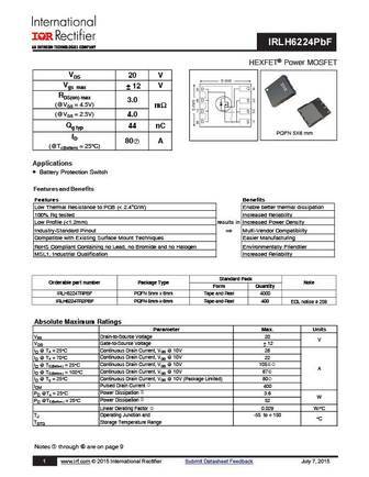 IRLH6224TRPBF
