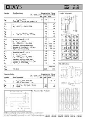 IXBT15N170
