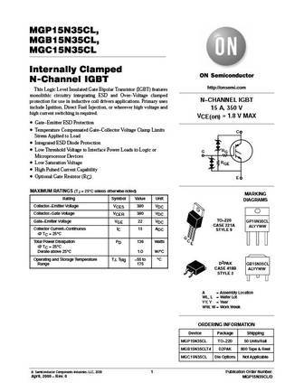 MGB15N40CL
