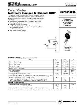 MGP15N38CL
