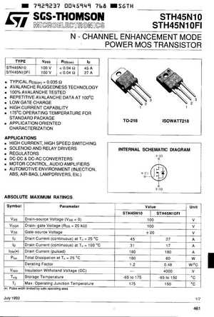 STH45N10