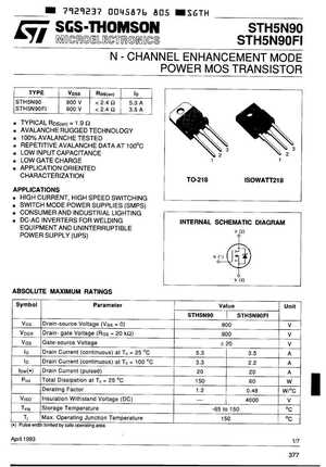 STH5N90