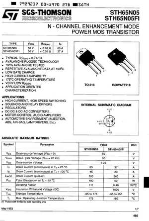 STH65N05FI