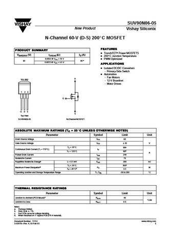 SUV90N06-05
