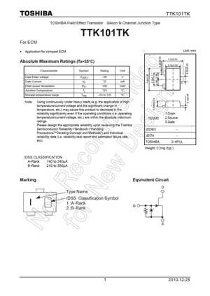 TTK101MFV
