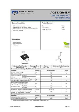 AOBS30B65LN
