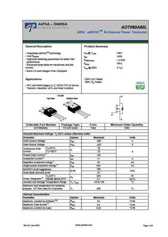 AOT080A60L