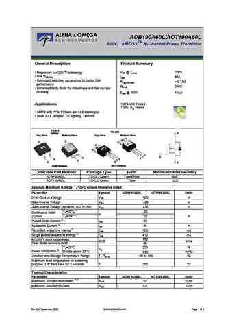 AOT190A60CL