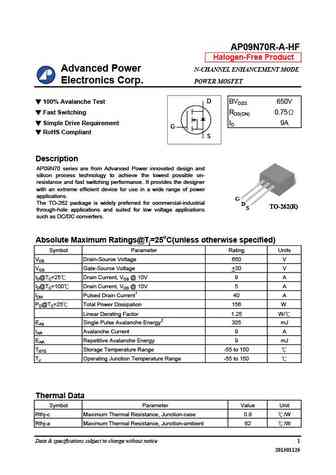 AP09N70P-A