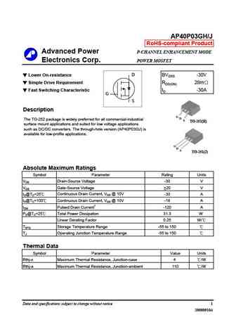 AP40P03GI
