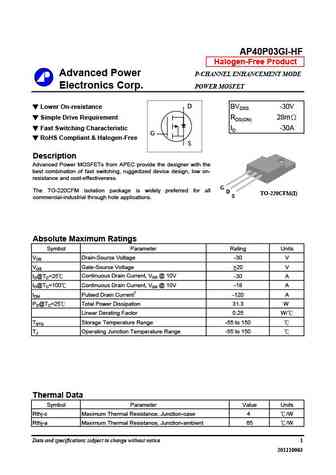 AP40P03GI
