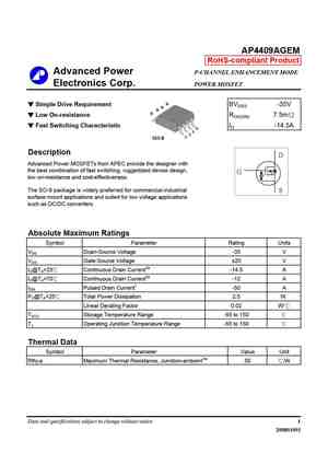 AP4409AGEM-HF