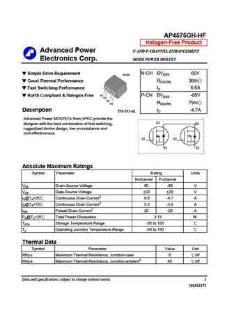 AP4575GM-HF
