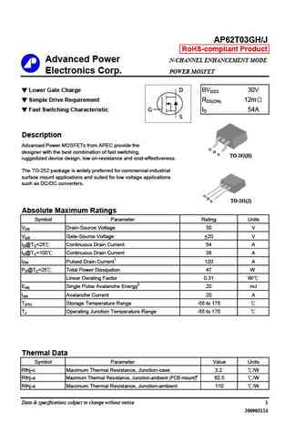 AP62T03GJ
