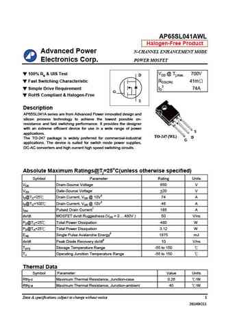 AP65SL045AFWL
