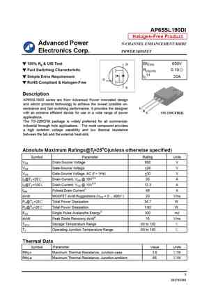 AP65SL190DWL