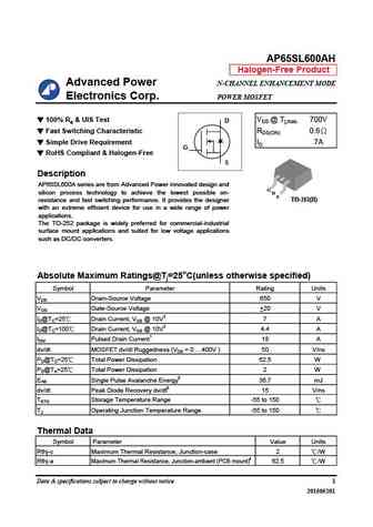 AP65SL600AR
