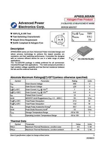 AP65SL600AR
