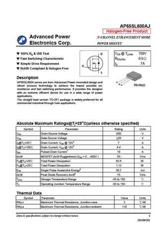 AP65SL600AR
