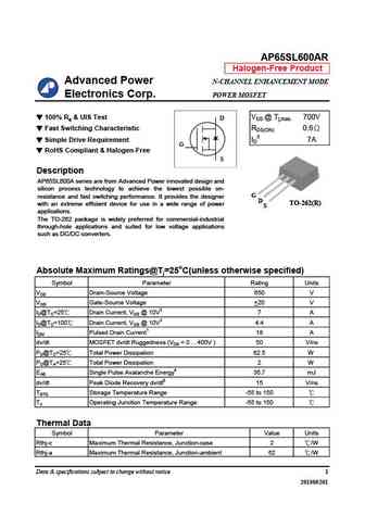 AP65SL600AR
