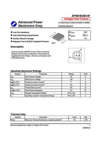 AP6618GM-HF
