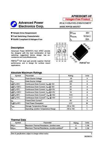 AP6930GMT-HF
