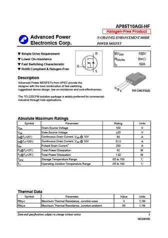 AP85T10AGP-HF
