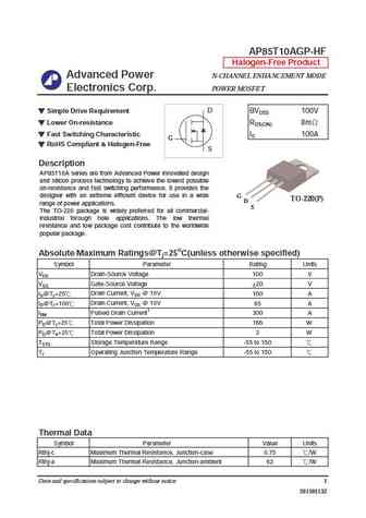 AP85T10AGP-HF
