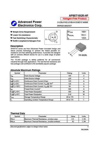 AP85T10AGP-HF
