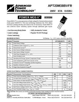 APT20M38BVR
