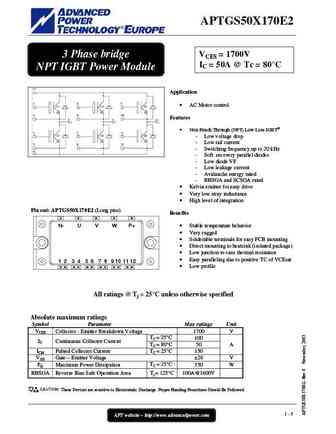 APTGS50X170TE3

