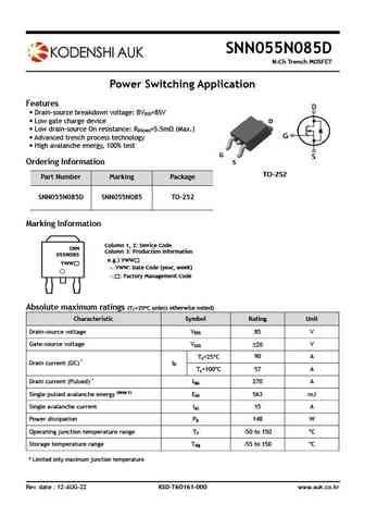 SNN055N085D
