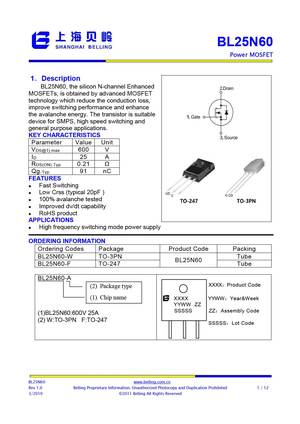 BL25N65-F
